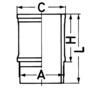 WILMINK GROUP Silindrihülss WG1196207